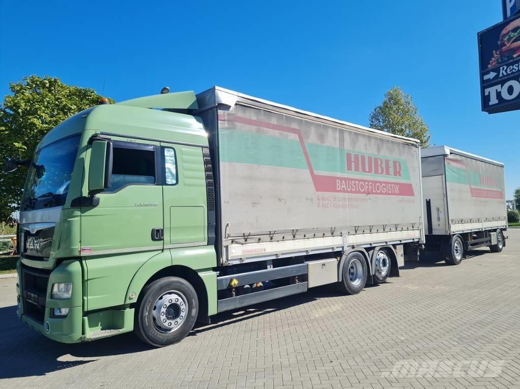 MAN 26.440  7.4 + 7.3 Ciężarówki firanki