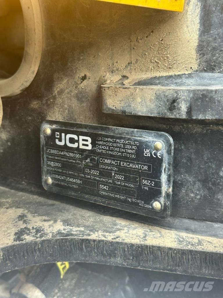 JCB 56 Z-2 Koparki gąsienicowe