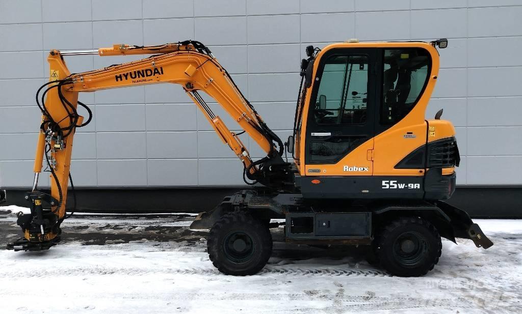 Hyundai 55W-9a Koparki kołowe