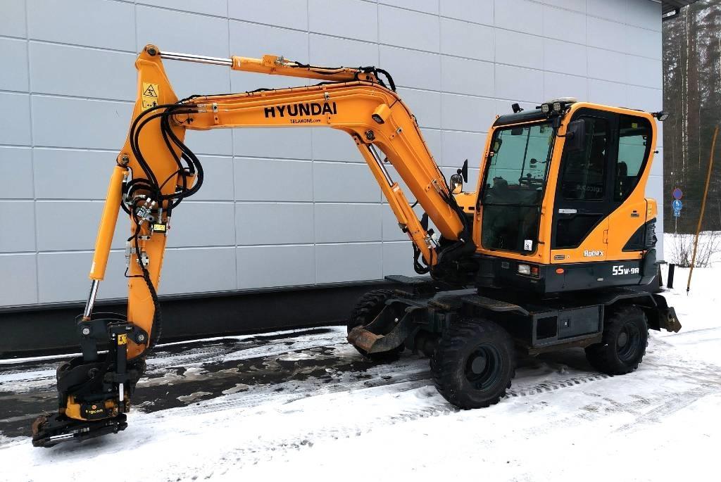 Hyundai 55W-9a Koparki kołowe