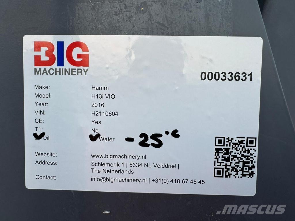 Hamm H13i VIO Walce jednobębnowe