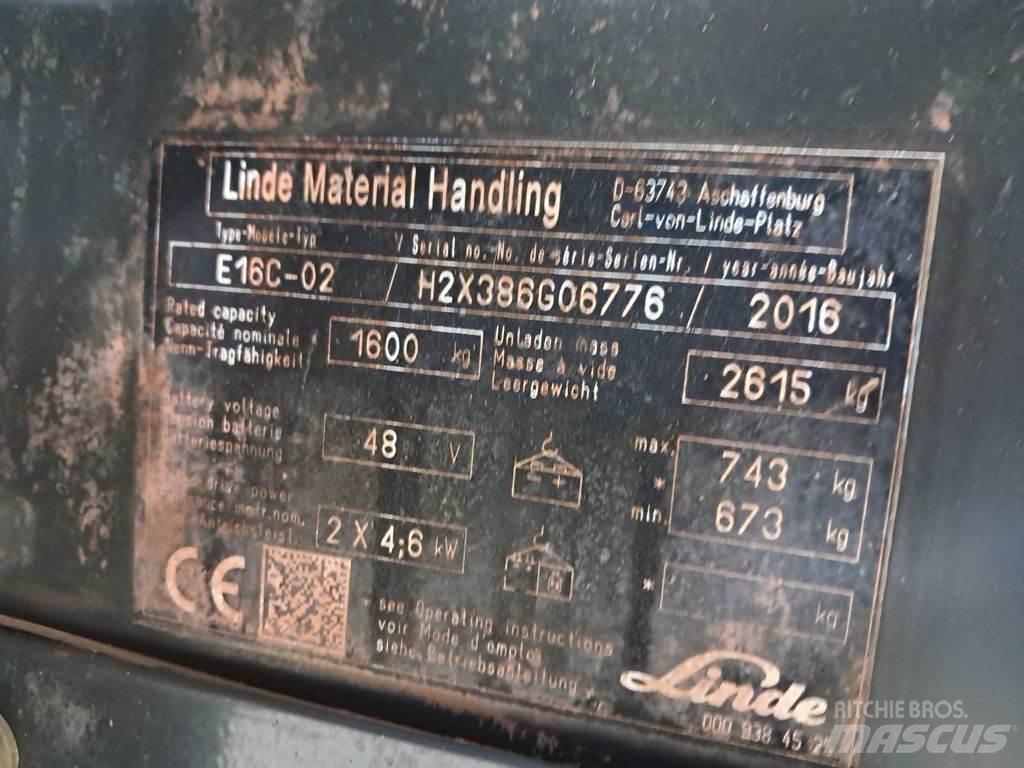 Linde E16C-02 Wózki elektryczne