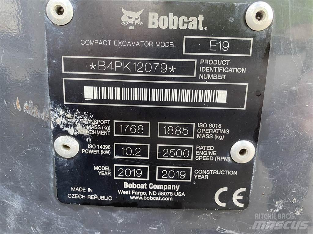 Bobcat E19 Koparki kołowe