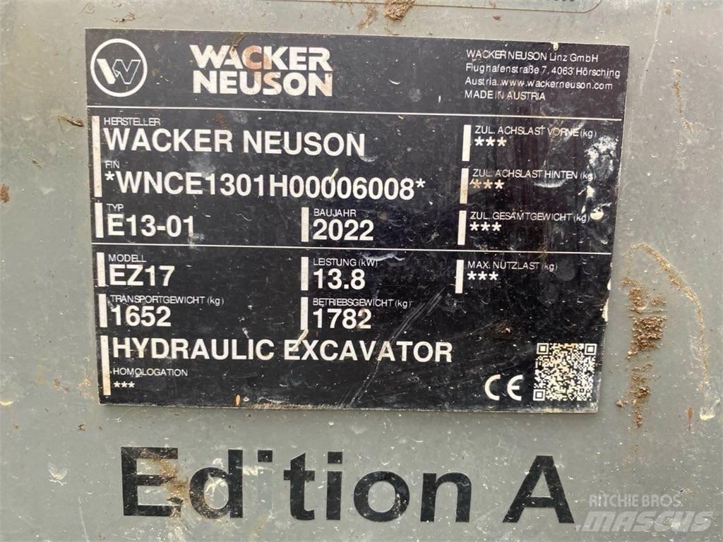 Wacker Neuson EZ17 Koparki gąsienicowe