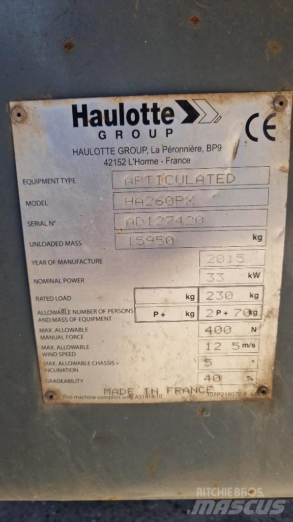 Haulotte HA 260 PX Podnośniki przegubowe