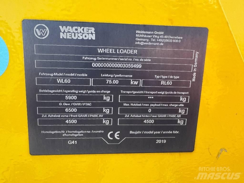 Wacker Neuson WL60 Ładowarki kołowe