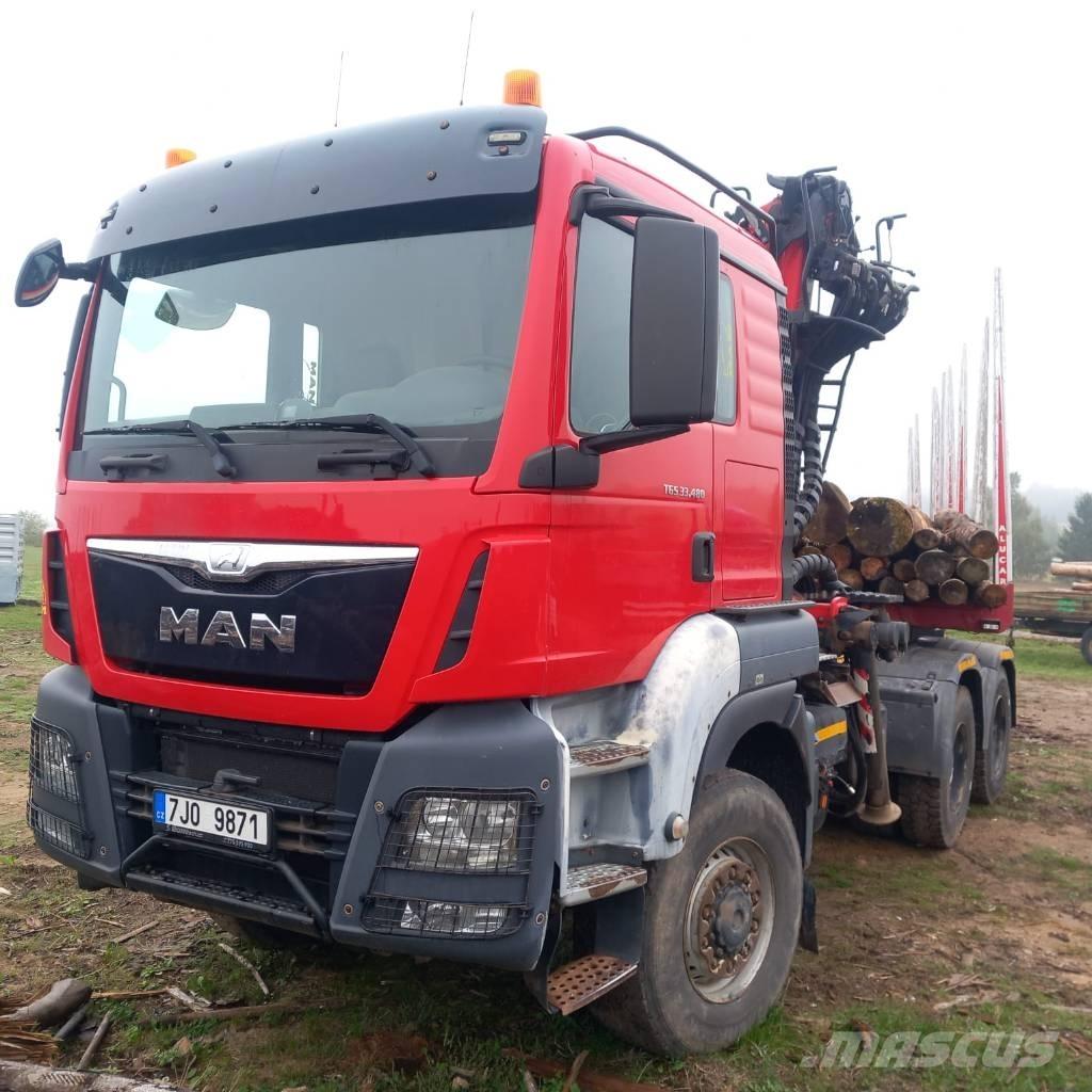 MAN TGS 13.480 Samochody do przewozu drewna