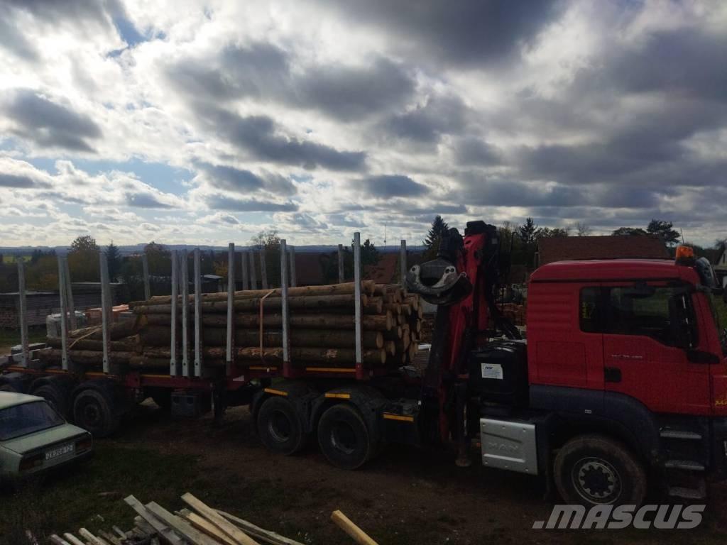 MAN TGS 13.480 Samochody do przewozu drewna