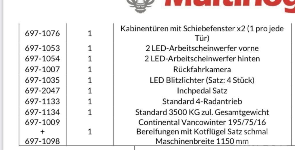 Multihog CX55 Maszyny użytkowe nośniki narzędzi