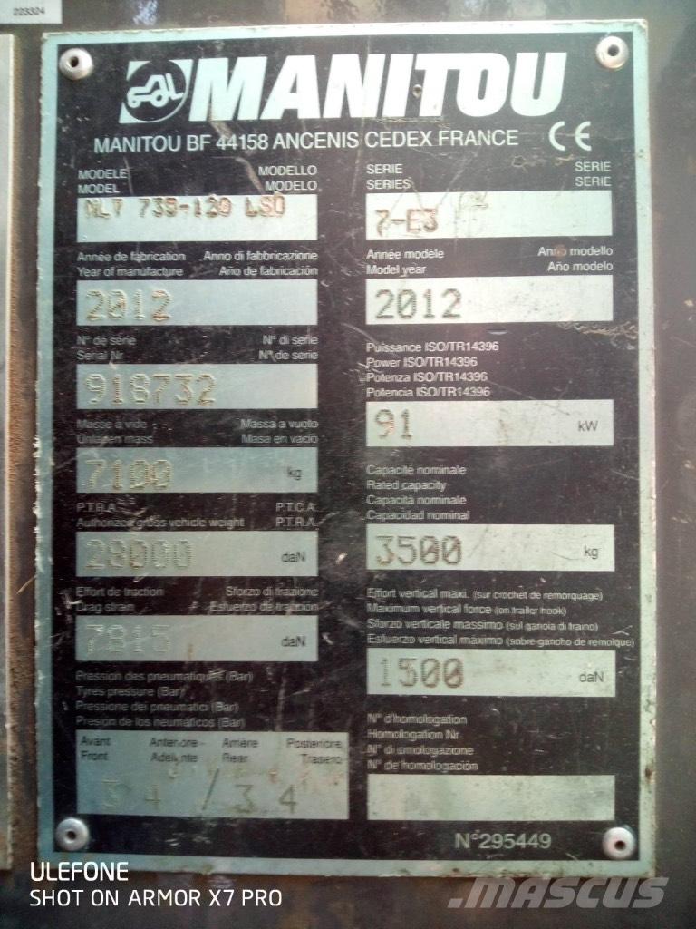 Manitou 735 LSU Ładowarki rolnicze