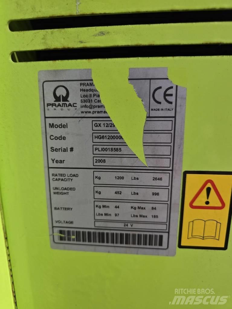  Pramax GX 12/29 Wózki widłowe unoszące z dyszlem