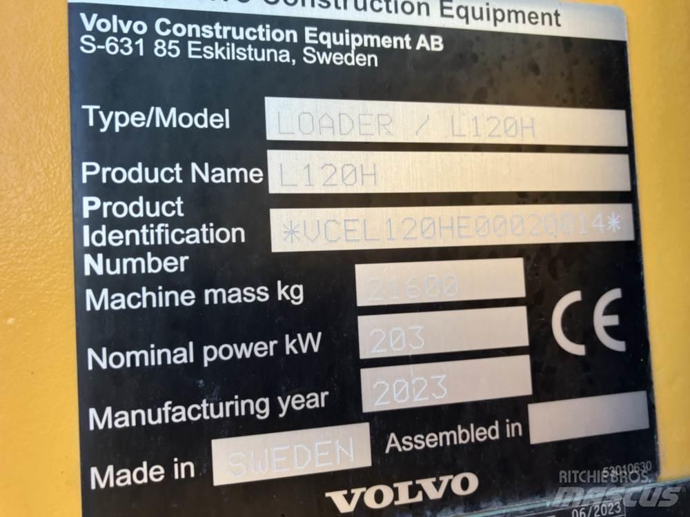 Volvo L120H Ładowarki kołowe