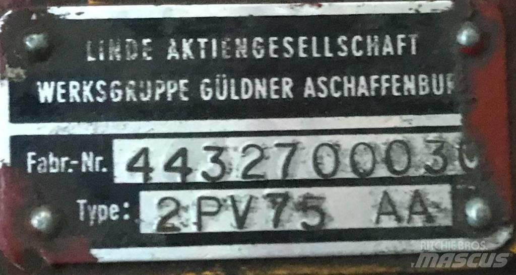 Linde 2PV75 AA Hydraulika