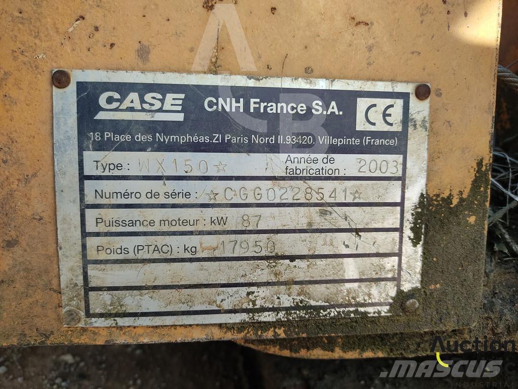 CASE WX 150 Koparki kołowe
