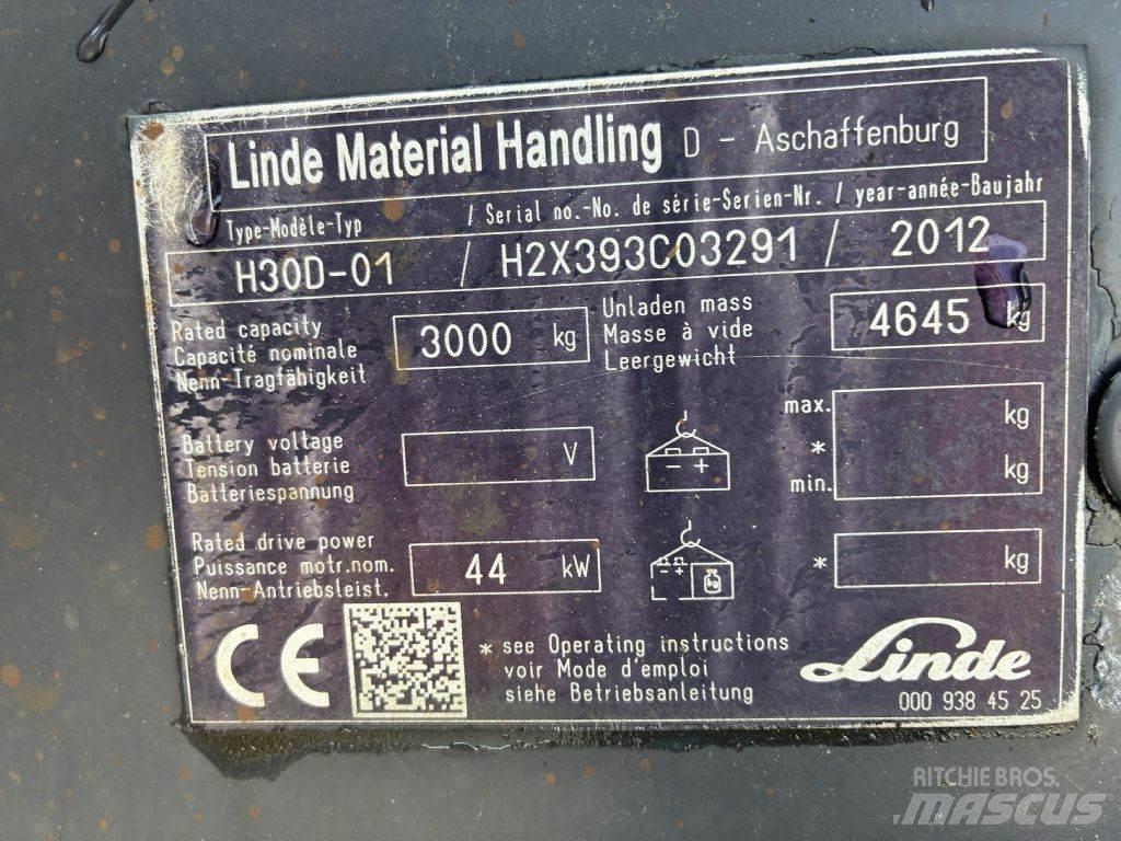 Linde H 30D01 Wózki Diesla