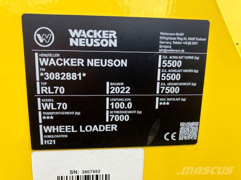 Wacker WL 70 Ładowarki kołowe