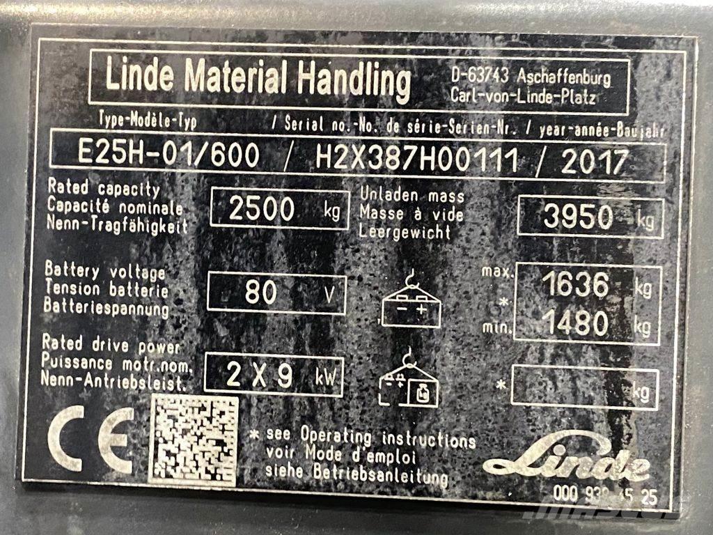 Linde E25H-01/600 Wózki elektryczne
