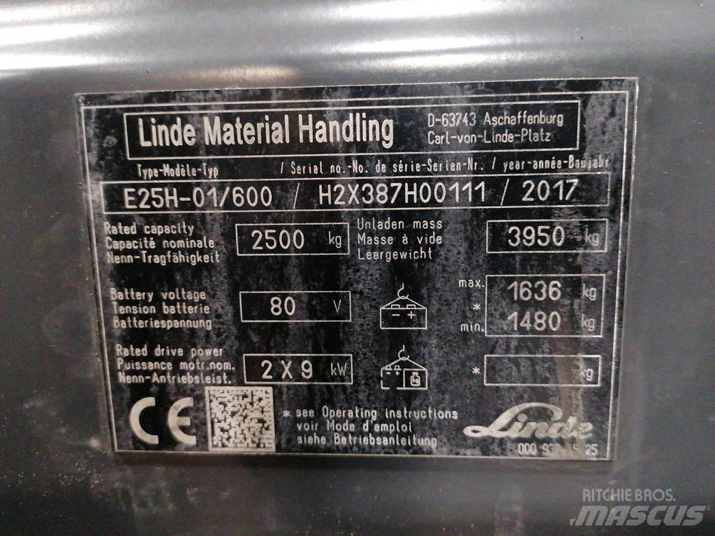 Linde E25H-01/600 Wózki elektryczne