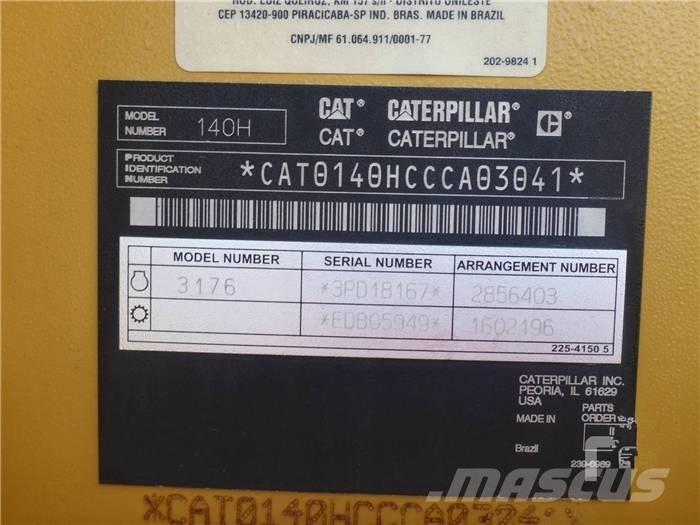 CAT 140 H Równiarki