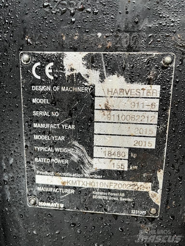 Komatsu 911.6 Harwestery