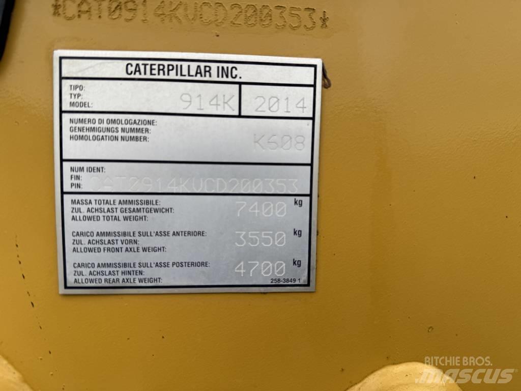 CAT 914K shovel Ładowarki kołowe