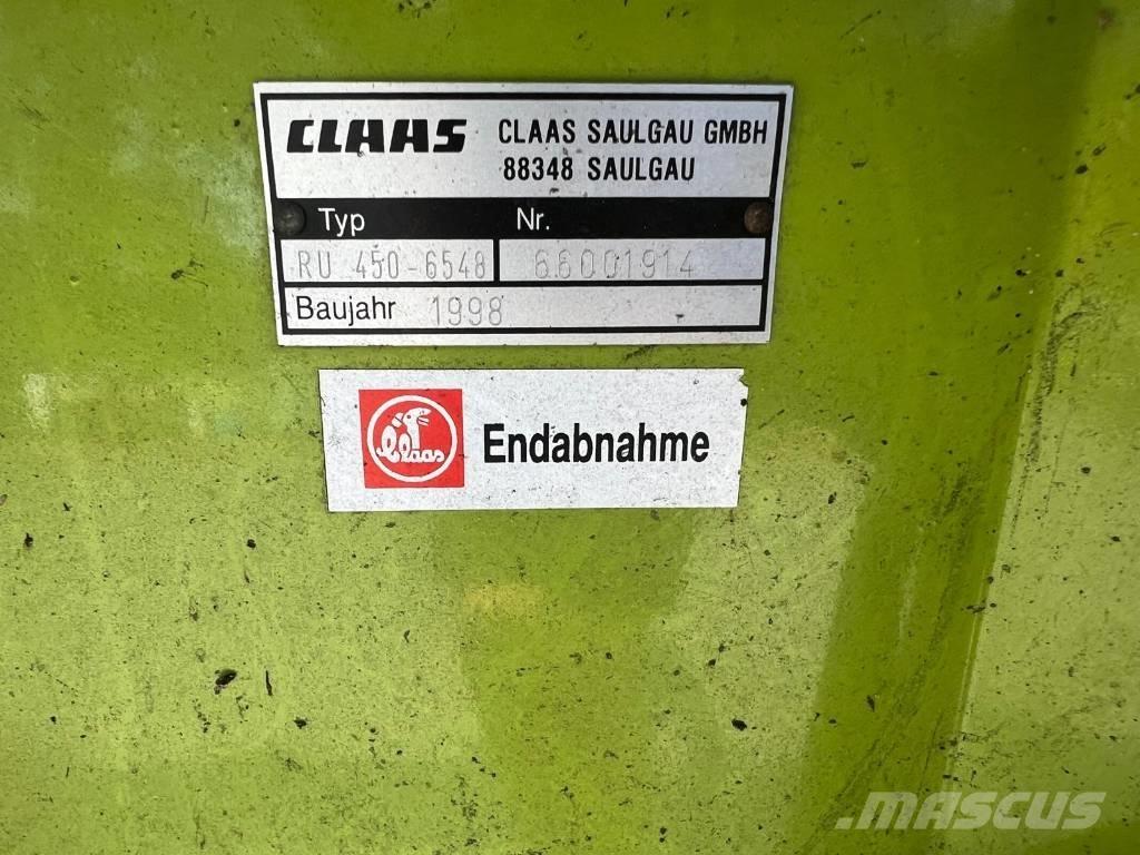 CLAAS RU 450 Sieczkarnie samojezdne