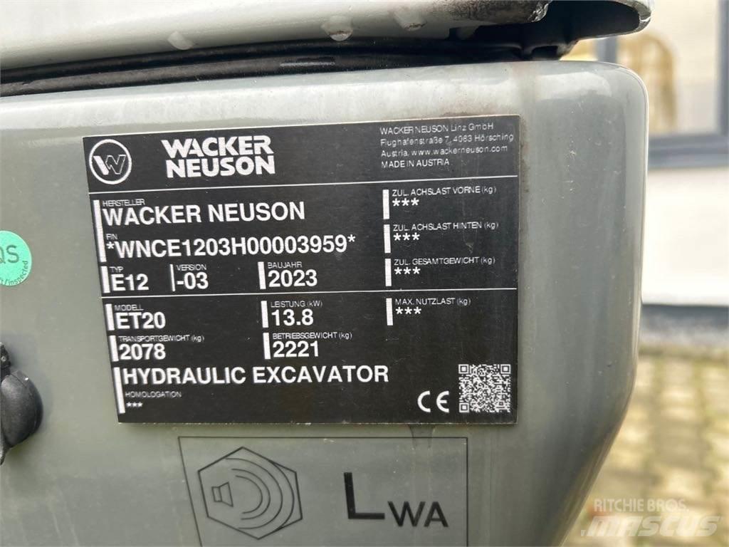 Wacker Neuson ET20 Koparki gąsienicowe