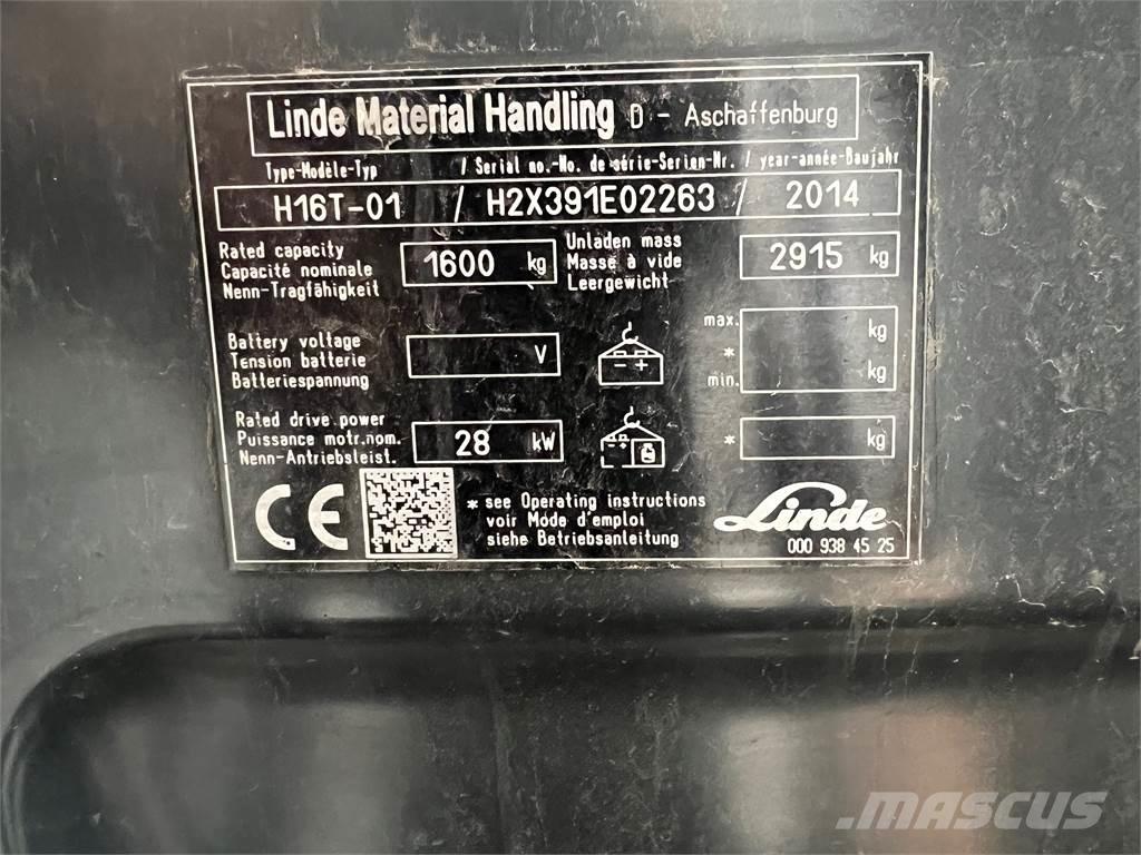 Linde H16T Wózki LPG