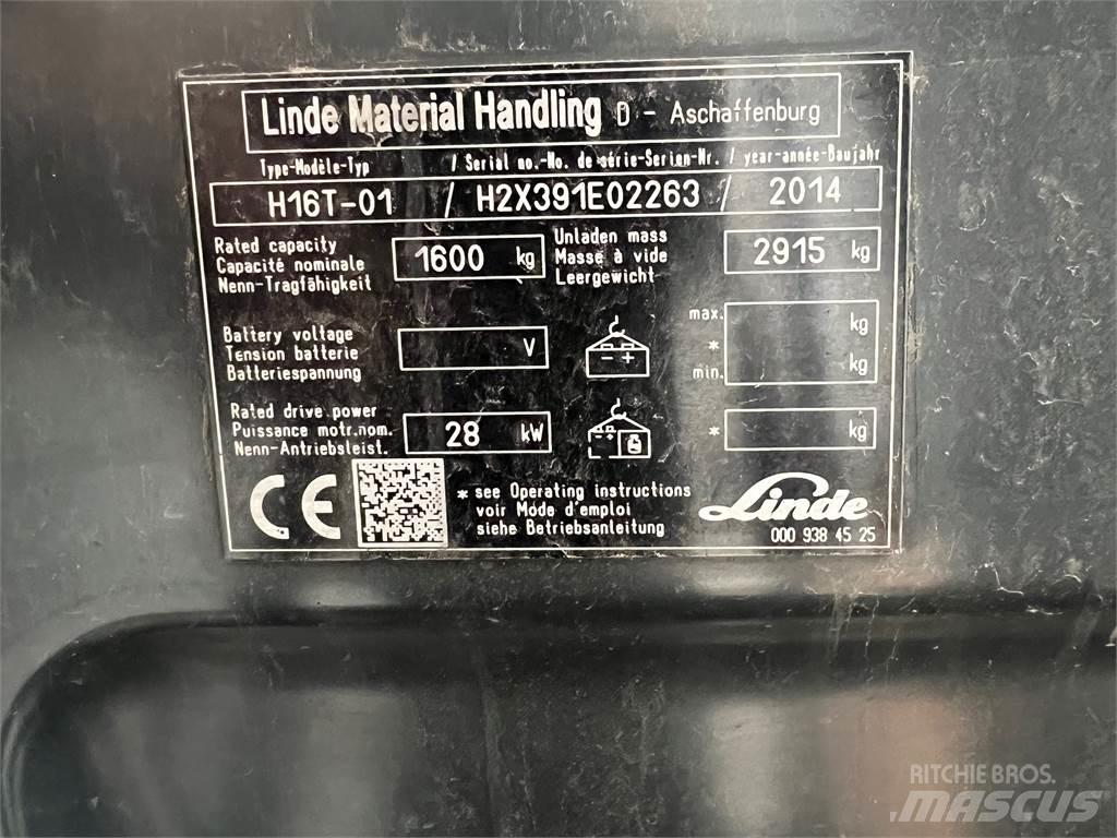 Linde H16T Wózki LPG