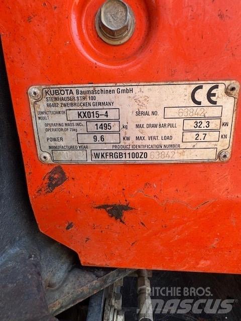 Kubota KX 015-4 Minikoparki