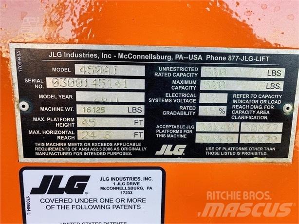 JLG 450 AJ II Podnośniki przegubowe