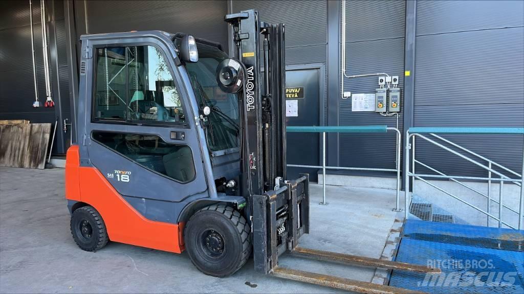 Toyota 02-8 FDF 18 Wózki Diesla