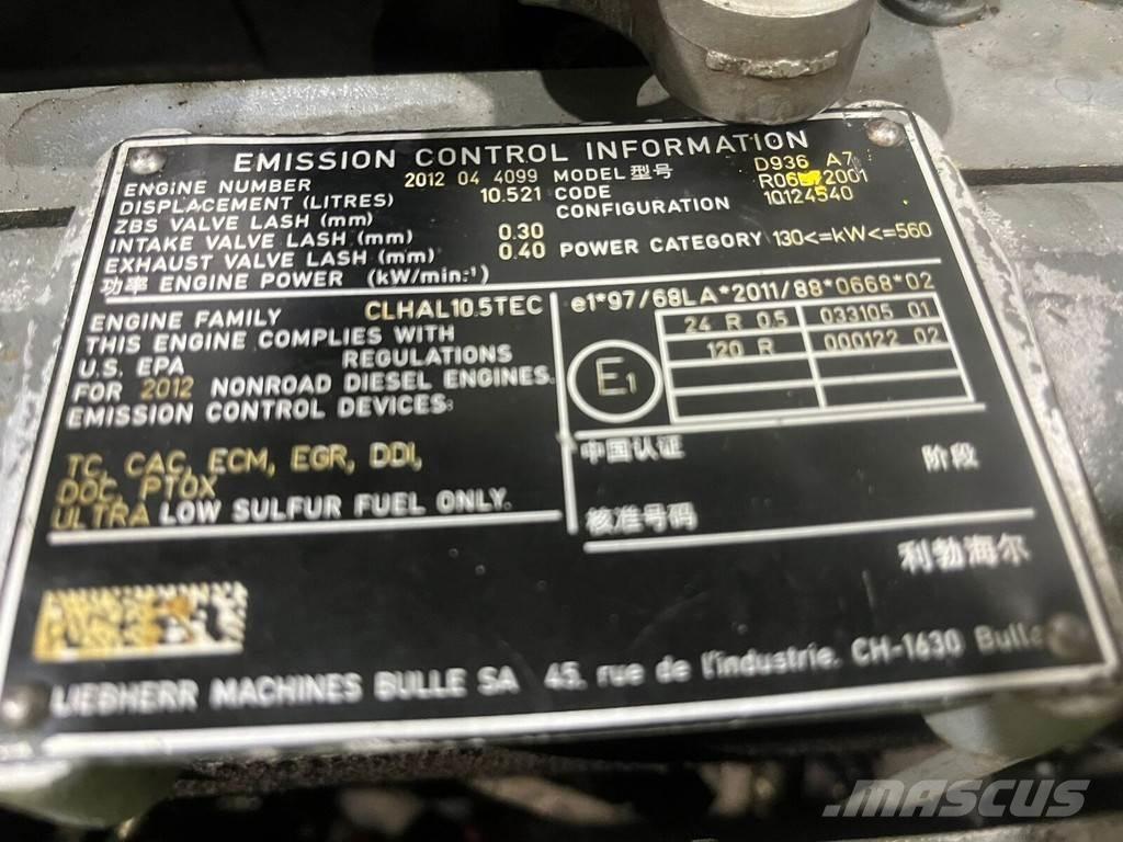 Liebherr D936 A7 Silniki