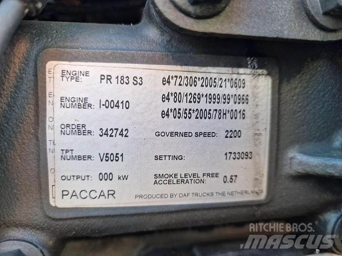 Paccar PR 183 S3 Transport - Inne