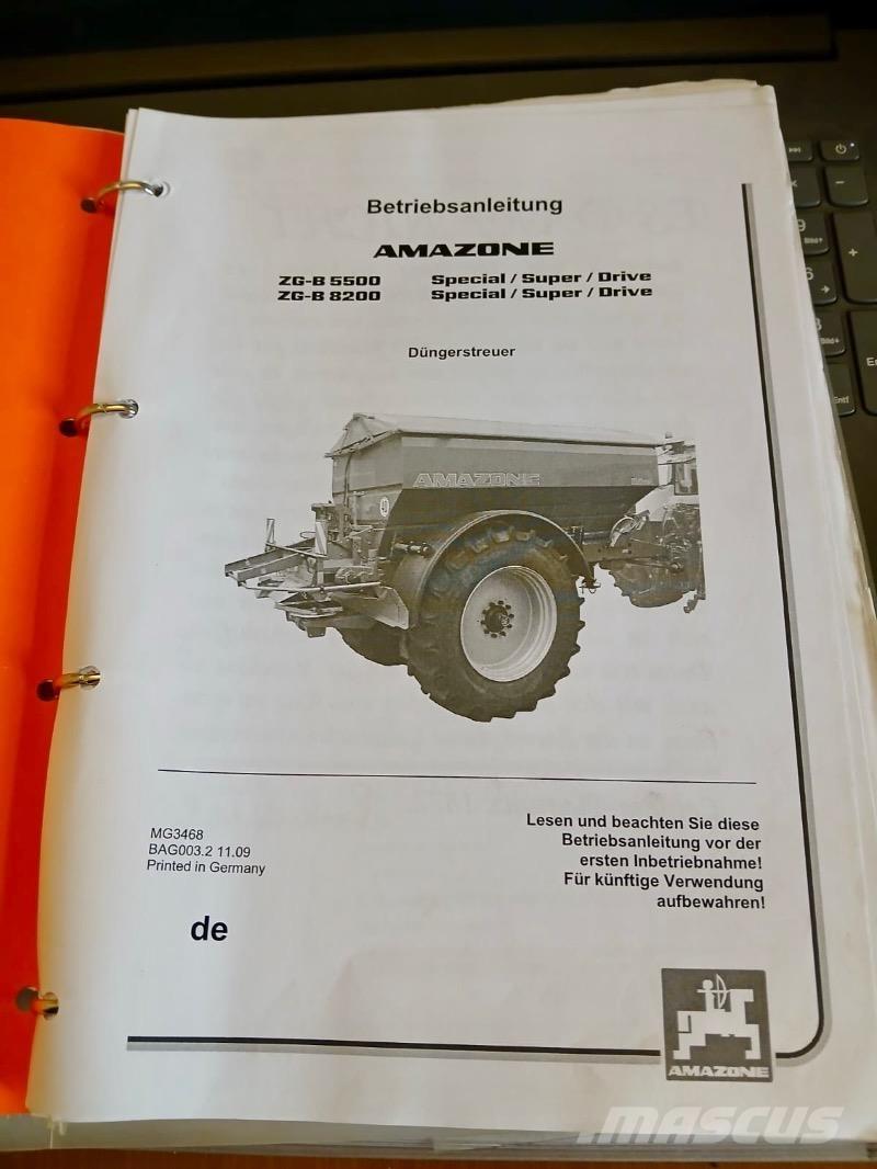 Amazone ZG-B 5500 Rozrzutnik nawozów mineralnych