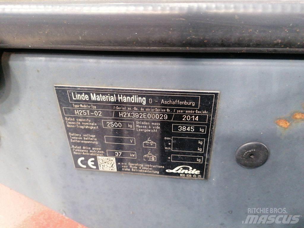 Linde H25T-02 Wózki LPG