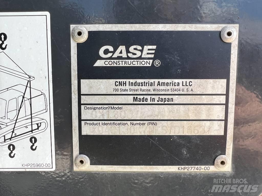CASE CX 130 D Koparki gąsienicowe