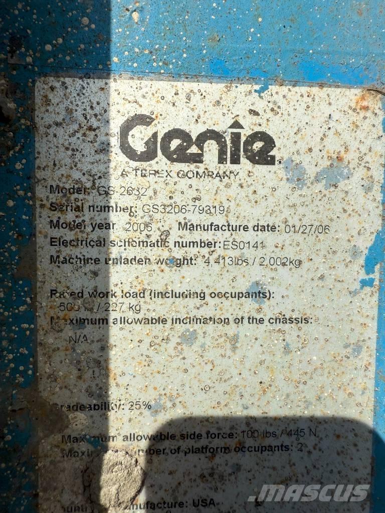 Genie GS 2632 Podnośniki nożycowe