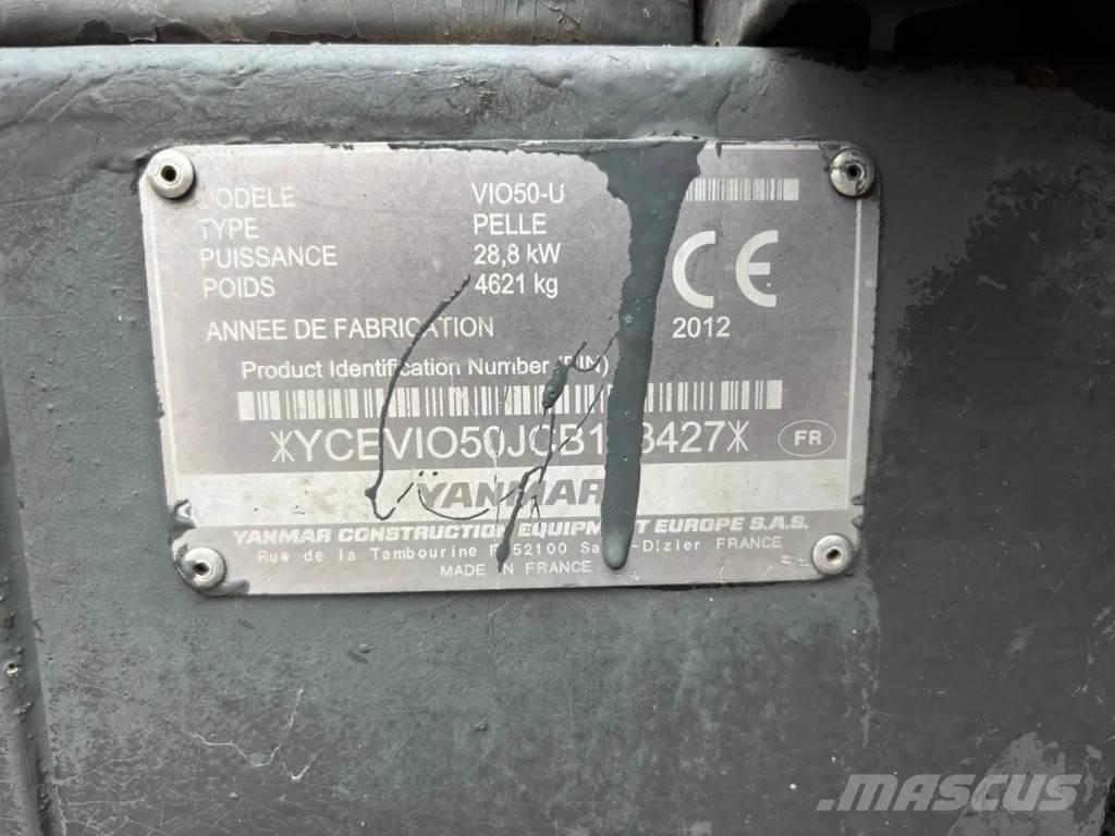 Yanmar VIO50-U Minikoparki