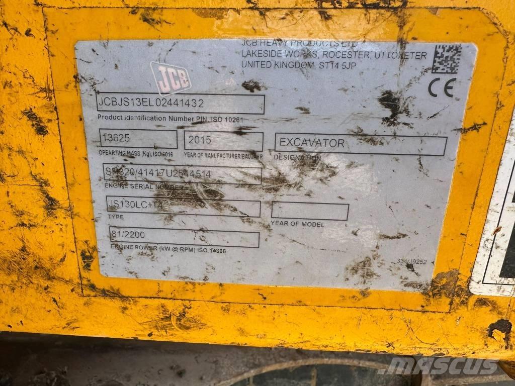 JCB JS 130 LC Koparki gąsienicowe