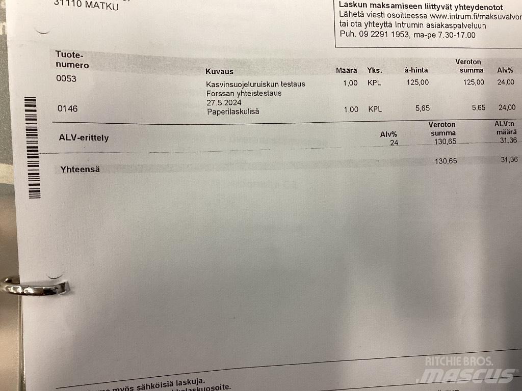 Amazone UG 2200 Opryskiwacze zaczepiane