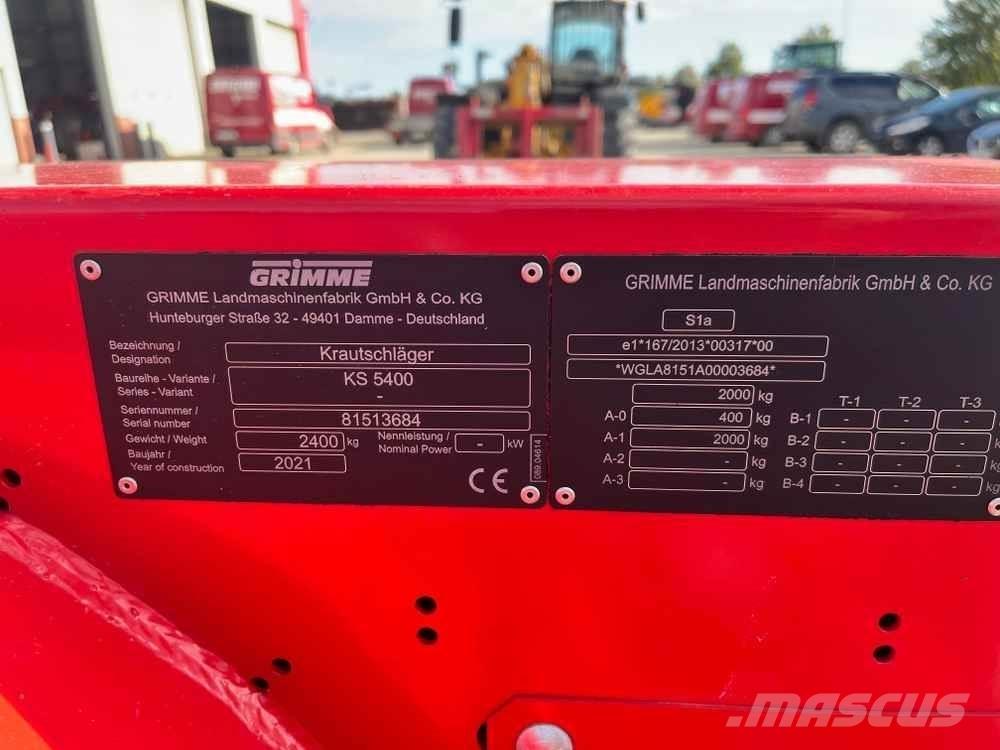 Grimme KS 5400 Sprzęt do ziemniaków - Inne