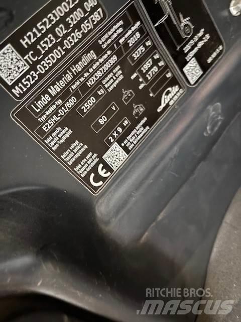 Linde E25/600HL Wózki elektryczne
