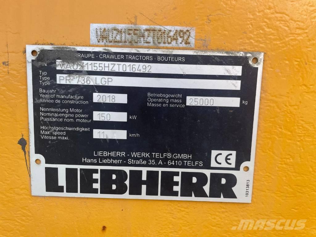 Liebherr PR 736 LGP Spycharki gąsienicowe