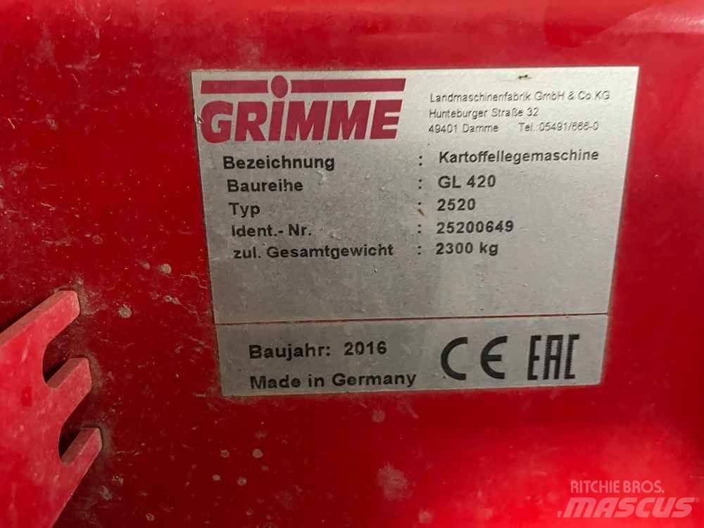 Grimme GL 420 Sadzarki do ziemniaków
