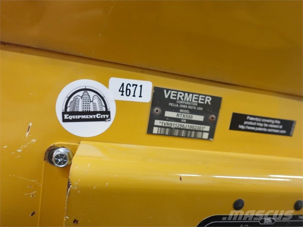 Vermeer RTX550 Koparki łańcuchowe