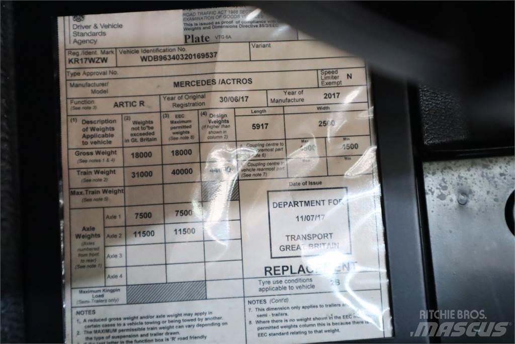 Mercedes-Benz Actros 1840 Ciągniki siodłowe