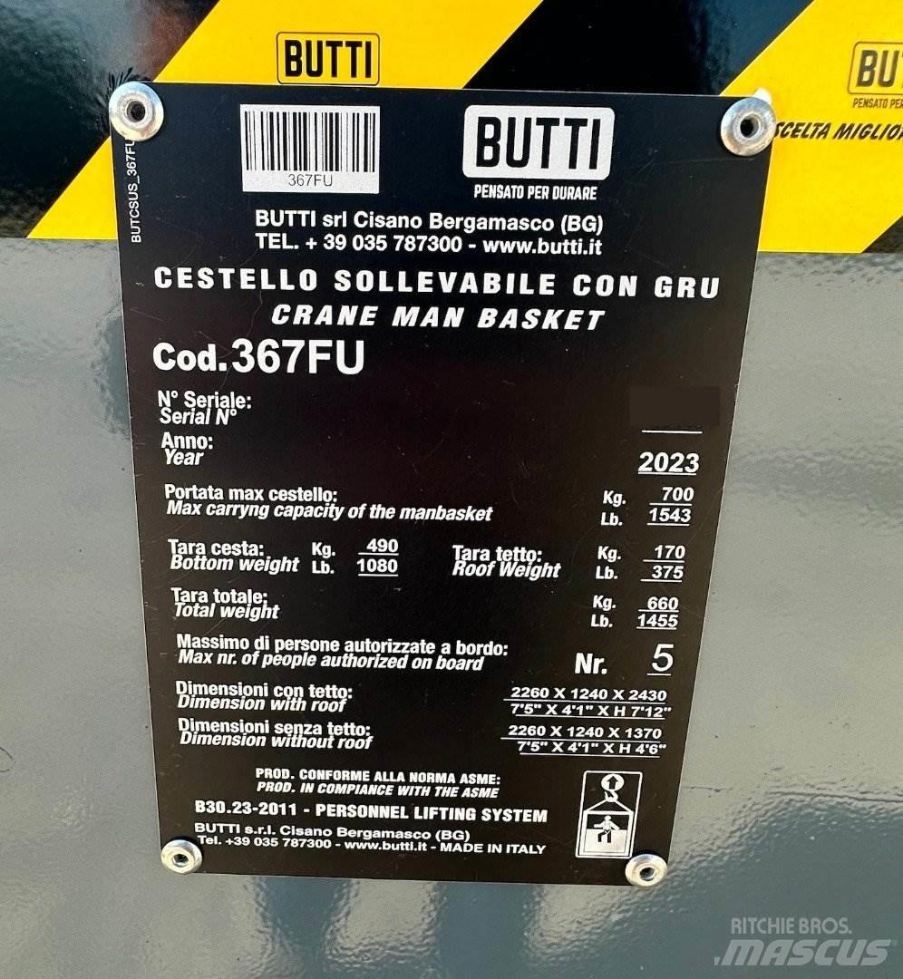 Butti 367FU Części do dźwigów oraz wyposażenie