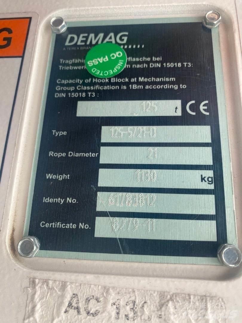 Demag 61783812 Części do dźwigów oraz wyposażenie