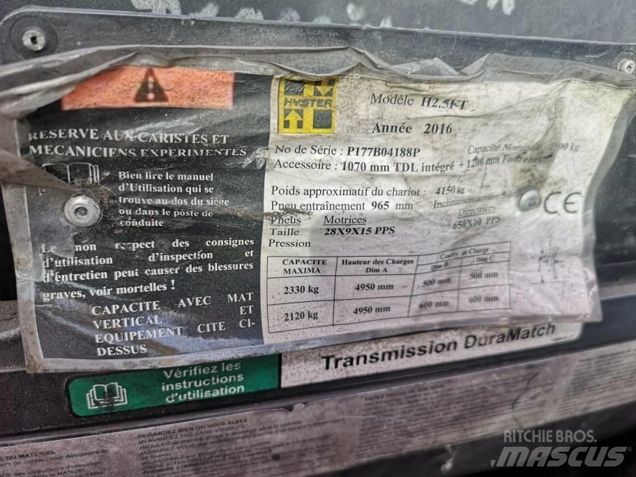 Hyster H 2.5 FT LPG Wózki LPG
